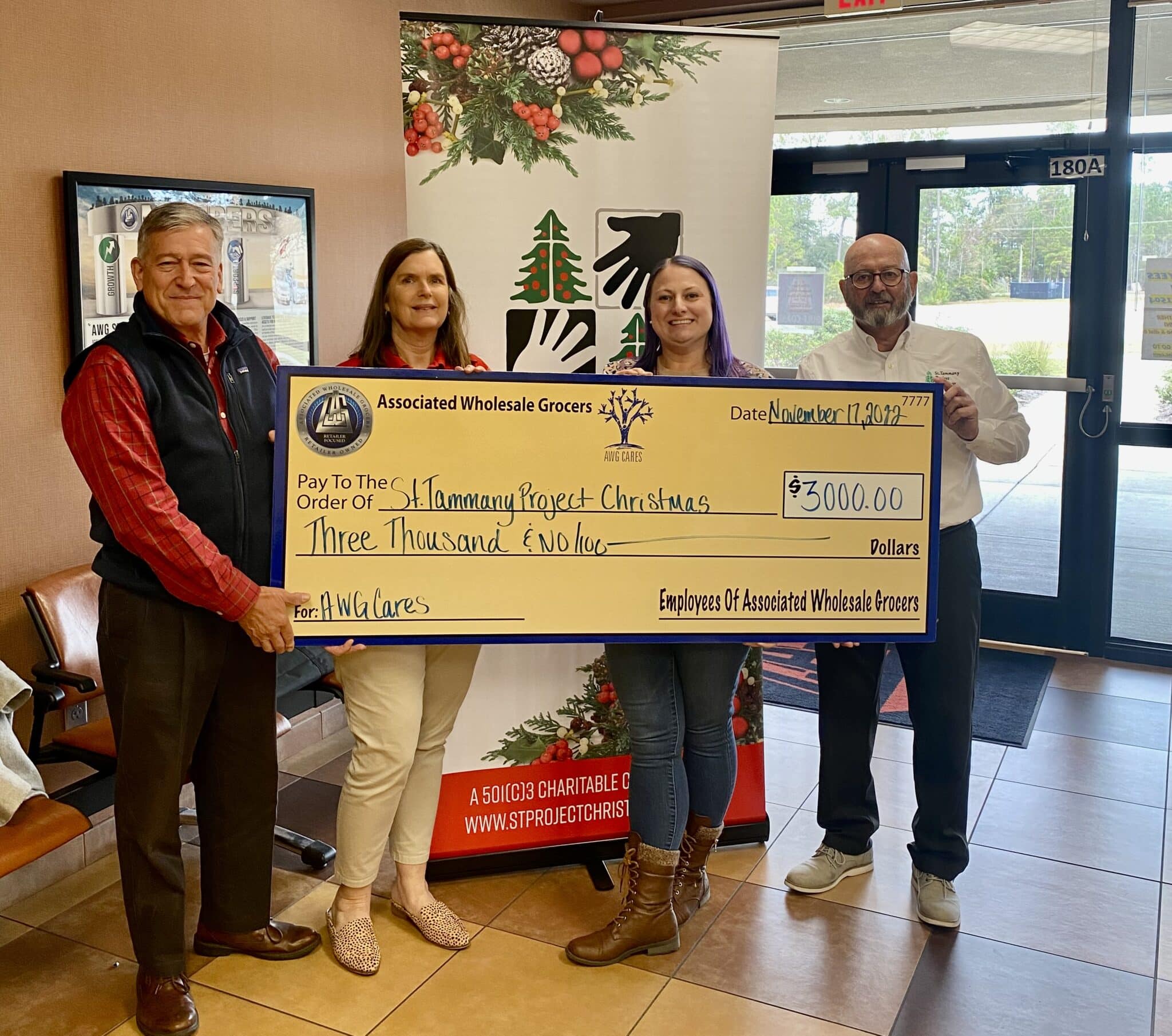 St. Tammany Project Christmas Receives AWG Cares Award Grant