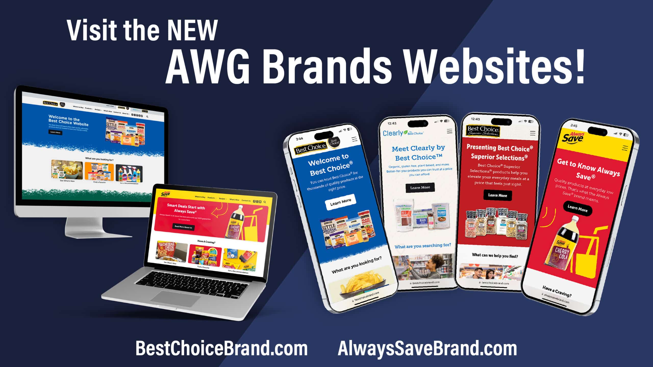 AWG Brands New Websites