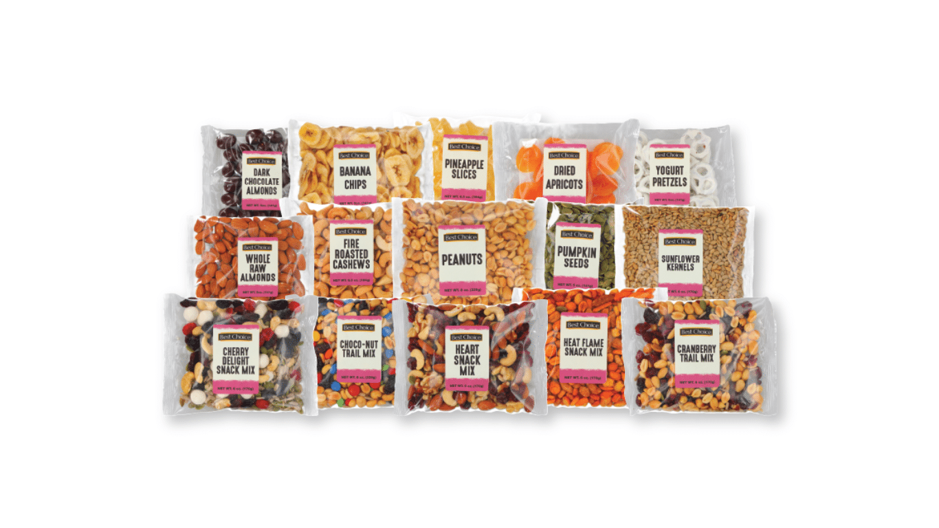 Best Choice Produce Snack Program Items